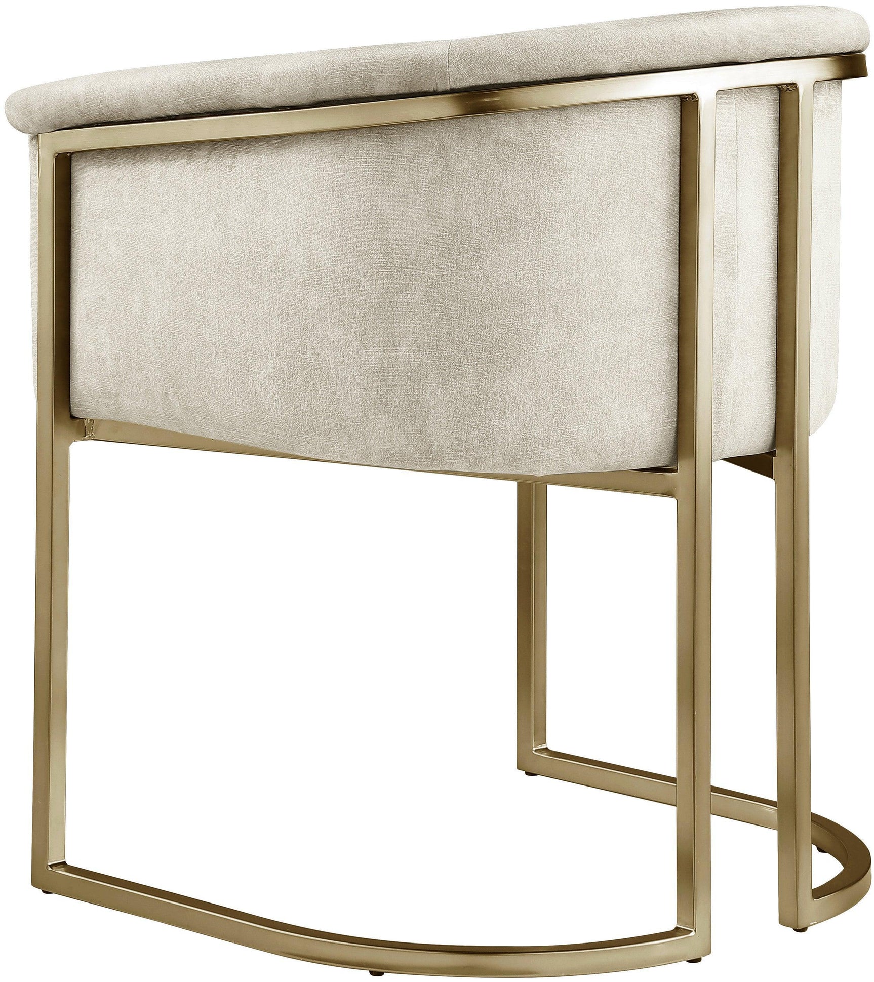 Tierra Cream Velvet Dining Chair - Ella Furniture