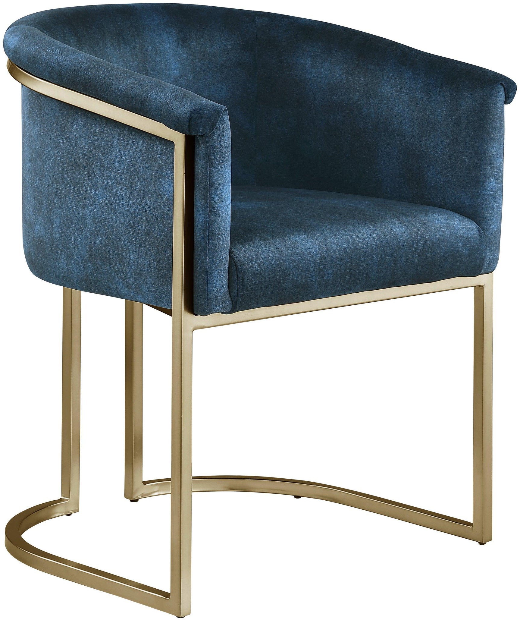 Tierra Blue Velvet Dining Chair - Ella Furniture