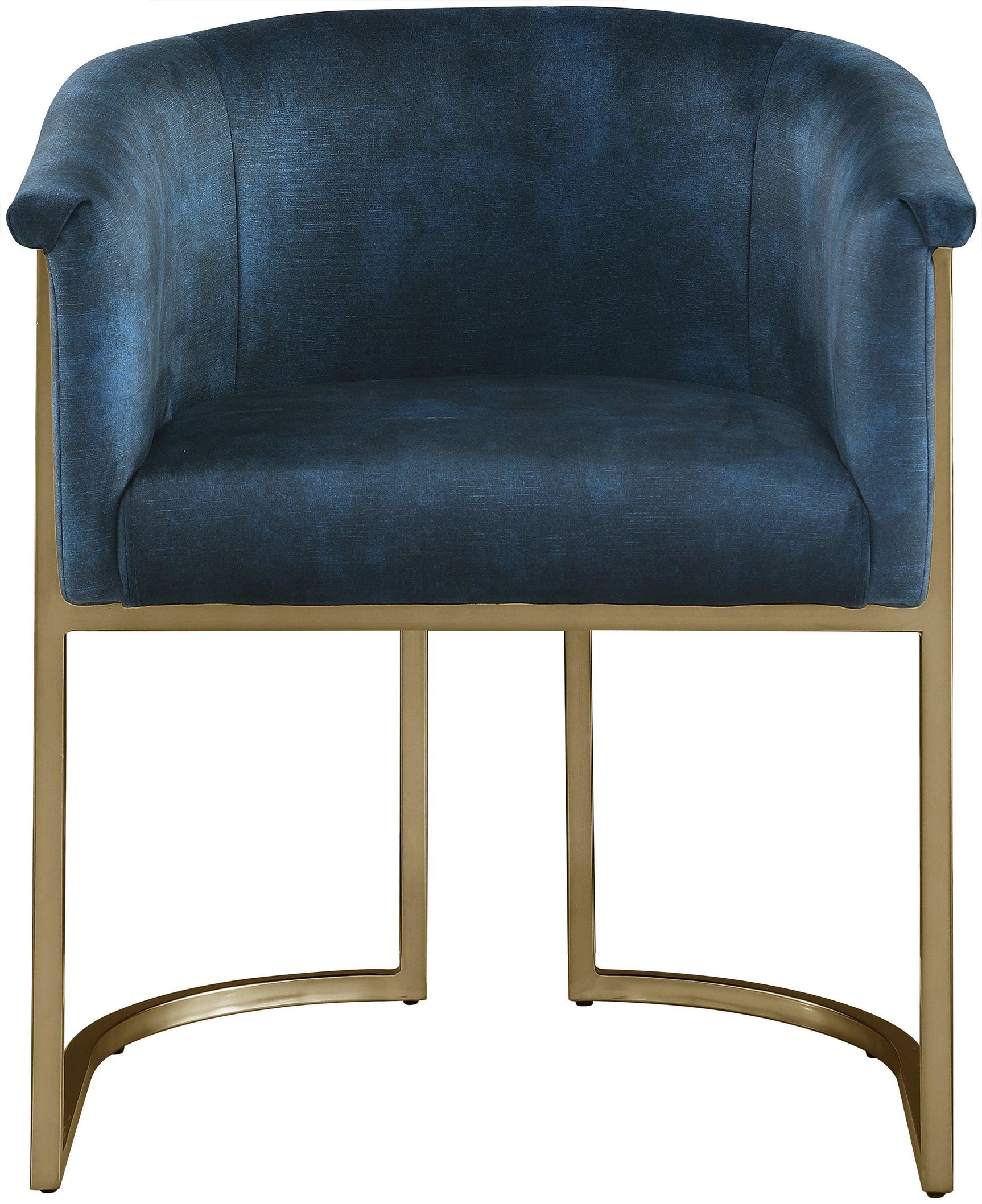 Tierra Blue Velvet Dining Chair - Ella Furniture