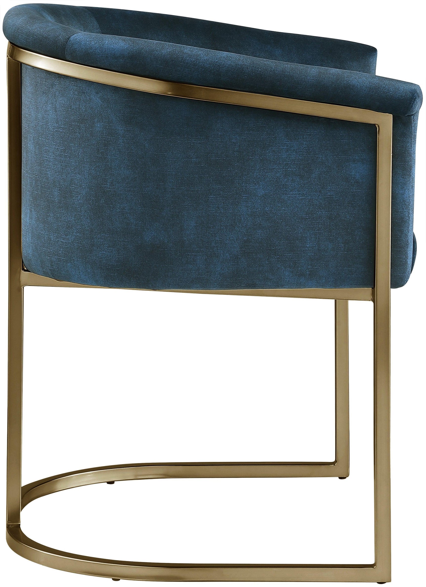 Tierra Blue Velvet Dining Chair - Ella Furniture