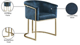 Tierra Blue Velvet Dining Chair - Ella Furniture