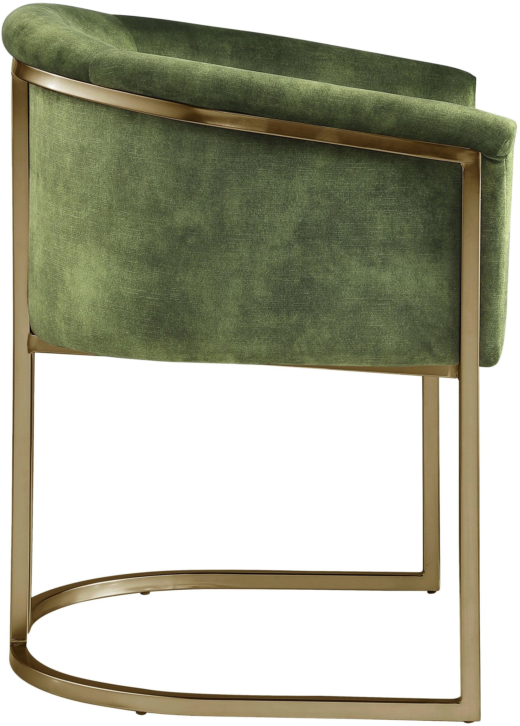 Tierra Green Velvet Dining Chair - Ella Furniture
