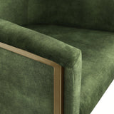 Tierra Green Velvet Dining Chair - Ella Furniture