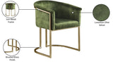 Tierra Green Velvet Dining Chair - Ella Furniture