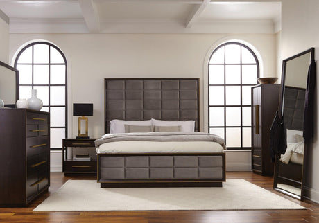 Durango 5-Drawer Chest Smoked Peppercorn - Ella Furniture