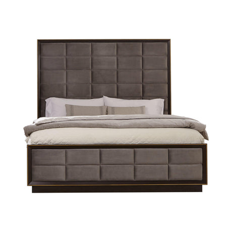 Durango 2-Drawer Nightstand Smoked Peppercorn - Ella Furniture