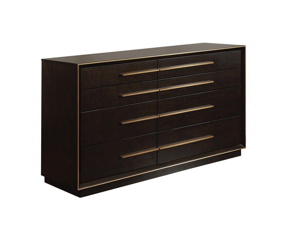 Durango 8-Drawer Dresser Smoked Peppercorn - Ella Furniture