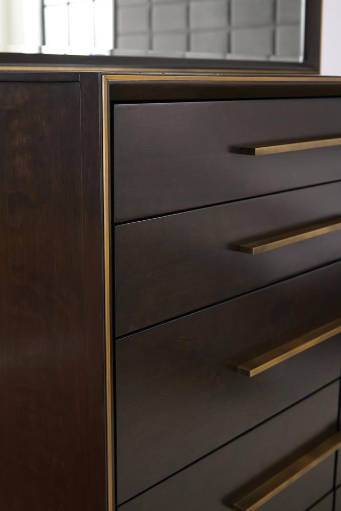 Durango 8-Drawer Dresser Smoked Peppercorn - Ella Furniture