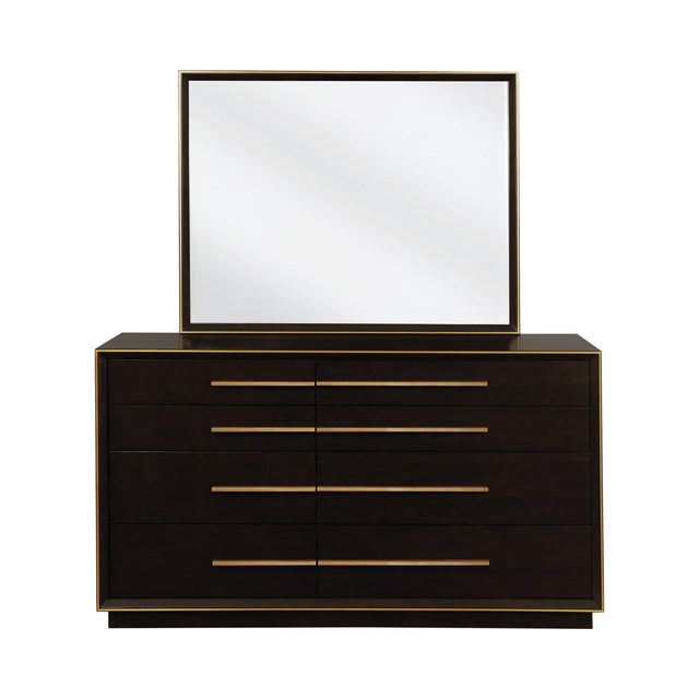 Durango Mirror Smoked Peppercorn - Ella Furniture