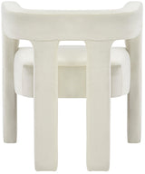 Athena Cream Velvet Dining Chair - Ella Furniture