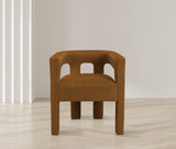 Athena Saddle Velvet Dining Chair - Ella Furniture