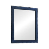 Melody Rectangular Upholstered Dresser Mirror Pacific Blue - Ella Furniture
