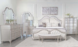 Evangeline 9-Drawer Dresser Silver Oak - Ella Furniture