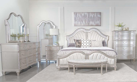 Evangeline 9-Drawer Dresser Silver Oak - Ella Furniture