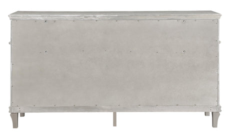 Evangeline 9-Drawer Dresser Silver Oak - Ella Furniture