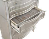 Evangeline 6-Drawer Chest Silver Oak - Ella Furniture