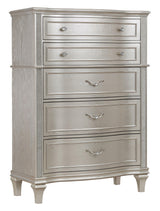 Evangeline 3-Drawer Nightstand Silver Oak - Ella Furniture