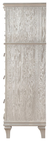 Evangeline 6-Drawer Chest Silver Oak - Ella Furniture