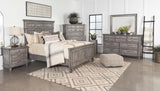 Avenue Queen Panel Bed Grey - Ella Furniture