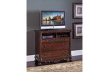 Deryn Park Cherry Modern Traditional Solid Wood Poster Bedroom Set - Ella Furniture