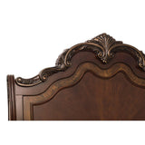 Deryn Park Cherry Traditional Cherry And Walnut Veneer Wood And Engineered Wood King Sleigh Bed - Ella Furniture
