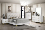 Kendall 2-Drawer Nightstand White - Ella Furniture