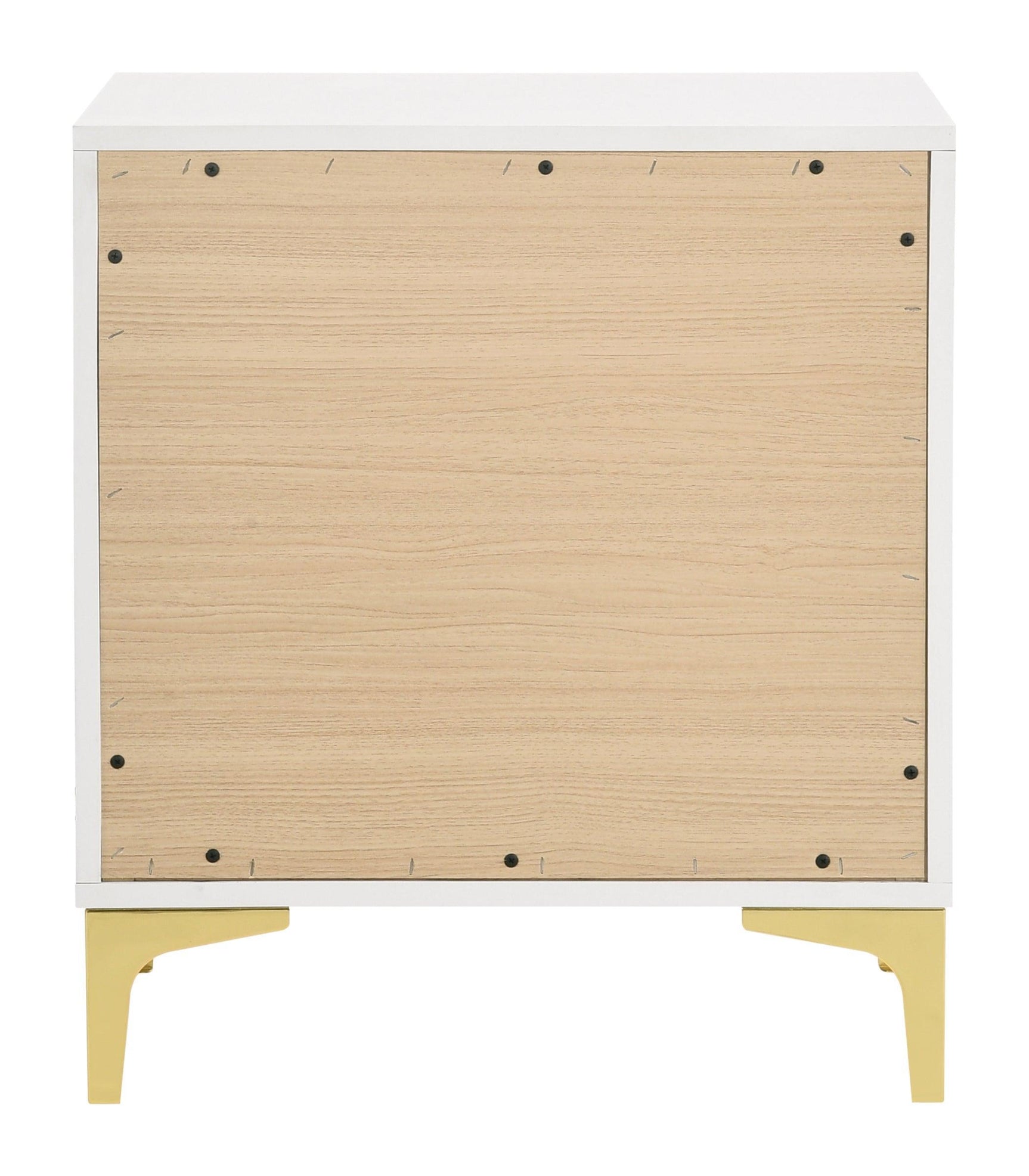 Kendall 2-Drawer Nightstand White - Ella Furniture