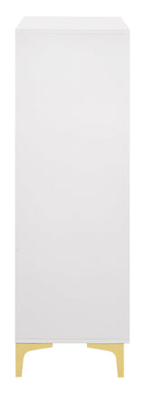 Kendall 5-Drawer Chest White - Ella Furniture