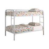 Morgan Twin Over Twin Bunk Bed White - Ella Furniture