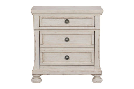 Bethel Antique White Modern Classic Transitional Solid Wood Sleigh Storage Bedroom Set - Ella Furniture