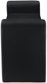 Sloan Black Velvet 51" Bench - Ella Furniture