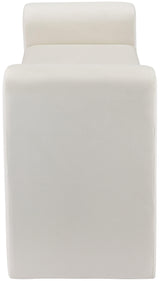 Sloan Cream Velvet 51" Bench - Ella Furniture