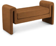 Sloan Saddle Velvet 51" Bench - Ella Furniture