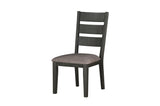 Baresford Gray Finish Contemporary Solid Wood Fabric Upholstery Seat Storage Dining Room Set - Ella Furniture