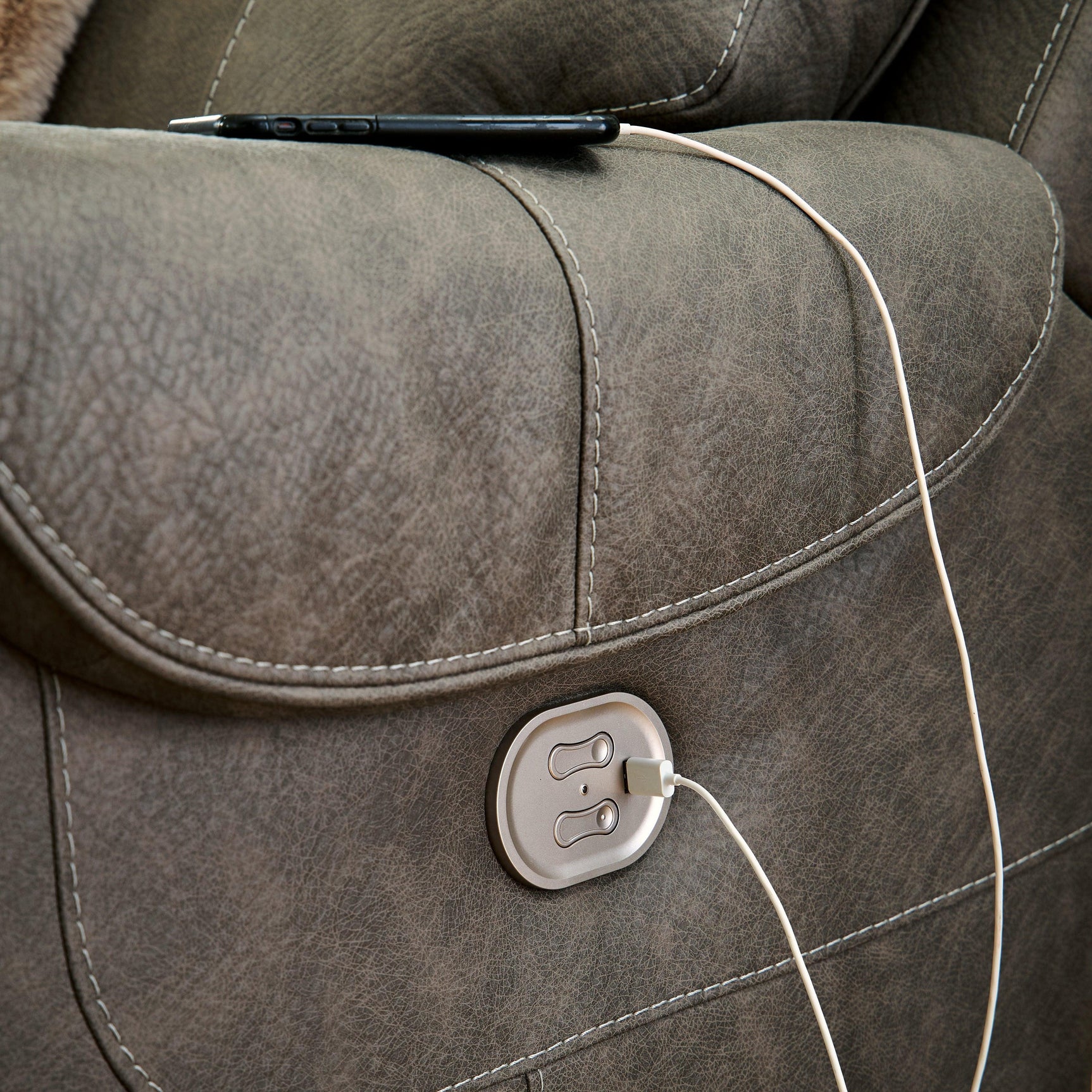 Starbot Fossil 2-Piece Power Reclining Loveseat - Ella Furniture