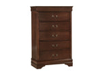 Mayville Brown Cherry Modern Traditional Okume Veneer Engineered Wood Youth Sleigh Bedroom Set - Ella Furniture