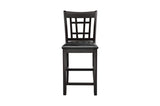Junipero Dark Cherry Traditional Solid Wood Faux Leather Upholstered Seat Oval Dining Room Set - Ella Furniture