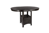 Junipero Dark Cherry Traditional Solid Wood Faux Leather Upholstered Seat Oval Dining Room Set - Ella Furniture