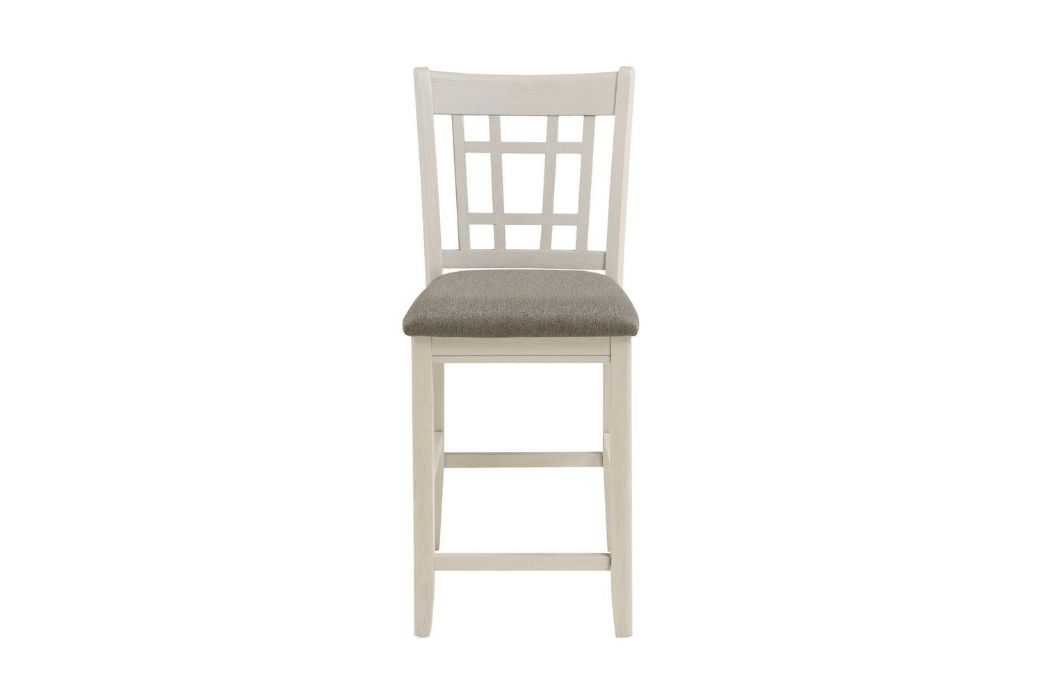 Junipero White Modern Traditional Solid Wood Fabric Upholstered Seat Oval Dining Room Set - Ella Furniture