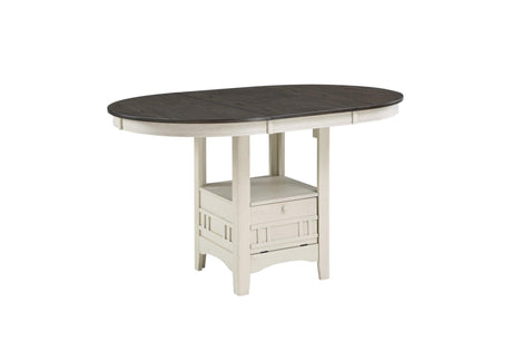 Junipero White Modern Traditional Solid Wood Fabric Upholstered Seat Oval Dining Room Set - Ella Furniture