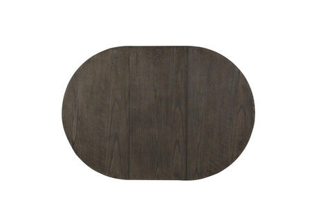 Junipero White Modern Traditional Solid Wood Fabric Upholstered Seat Oval Dining Room Set - Ella Furniture