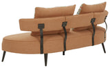 Hollyann Rust Chenille Rta Sofa - Ella Furniture