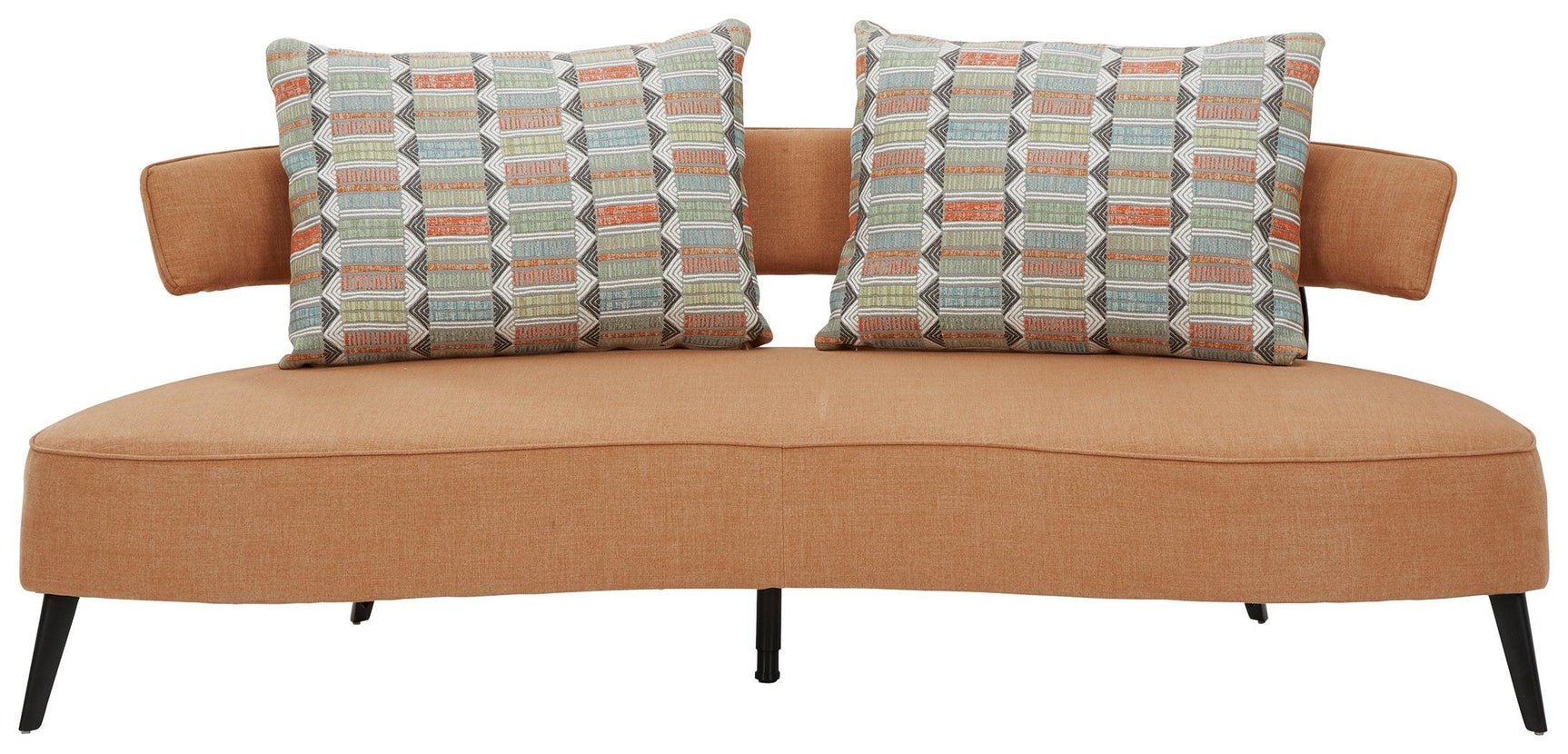 Hollyann Rust Chenille Rta Sofa - Ella Furniture