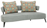 Hollyann Gray Chenille Rta Sofa - Ella Furniture