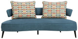 Hollyann Blue Chenille Rta Sofa - Ella Furniture