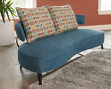 Hollyann Blue Chenille Rta Sofa - Ella Furniture