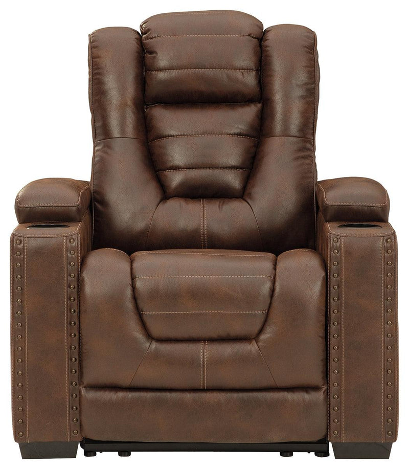 Owner's Box Thyme Faux Leather Power Recliner