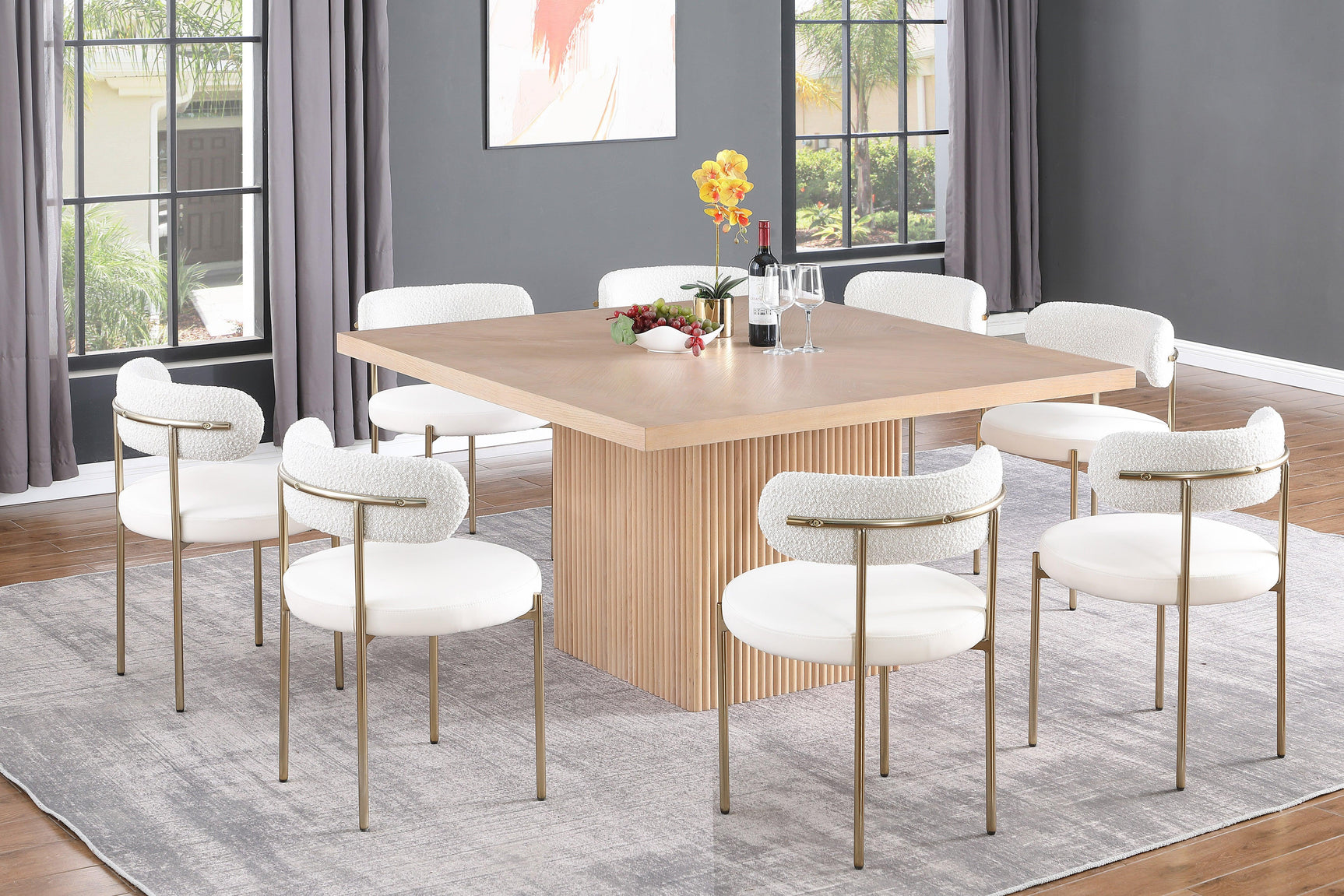 Belinda Natural Dining Table 729Oak-t - Ella Furniture
