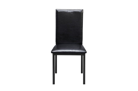 Tempe Dark Brown Modern Contemporary Transitional Faux Marble, Faux Leather Writing Desk And Chair - Ella Furniture