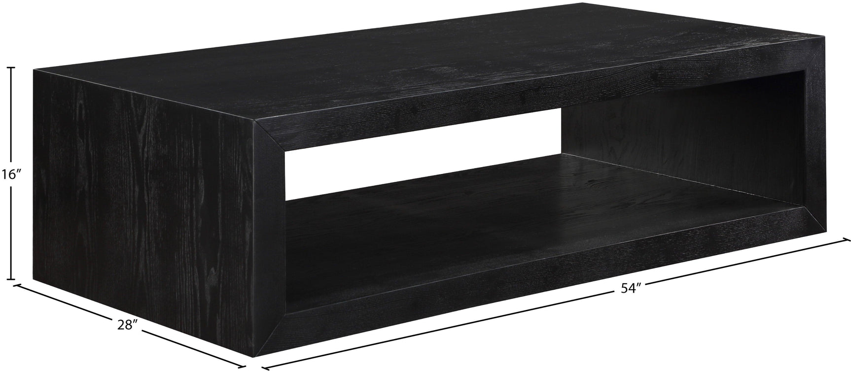 Alma Black Coffee Table - Ella Furniture